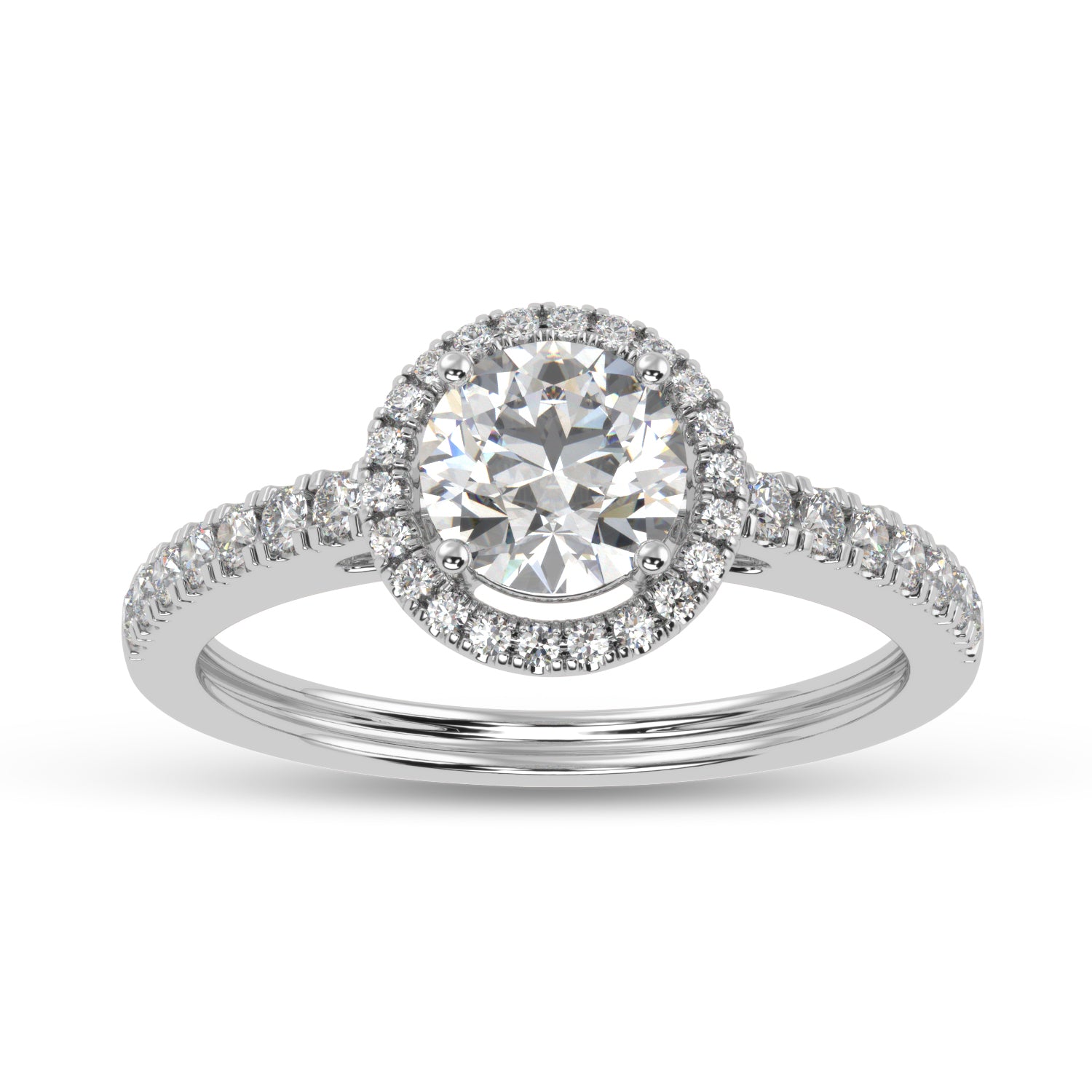 Buy Natural Diamond Studded Ring at Solitairekart